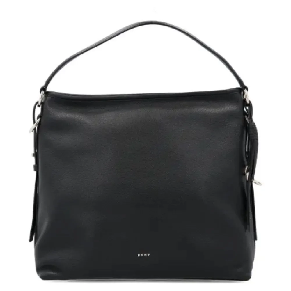 DKNY Black leather Hobo Marcy purse handbag